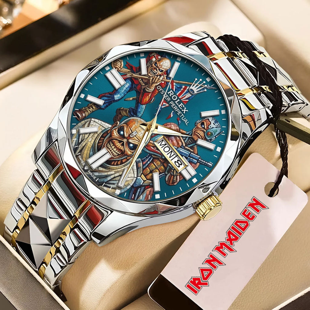 Iron Maiden Alloy Luxury Quartz Watch – TMTHU7807
