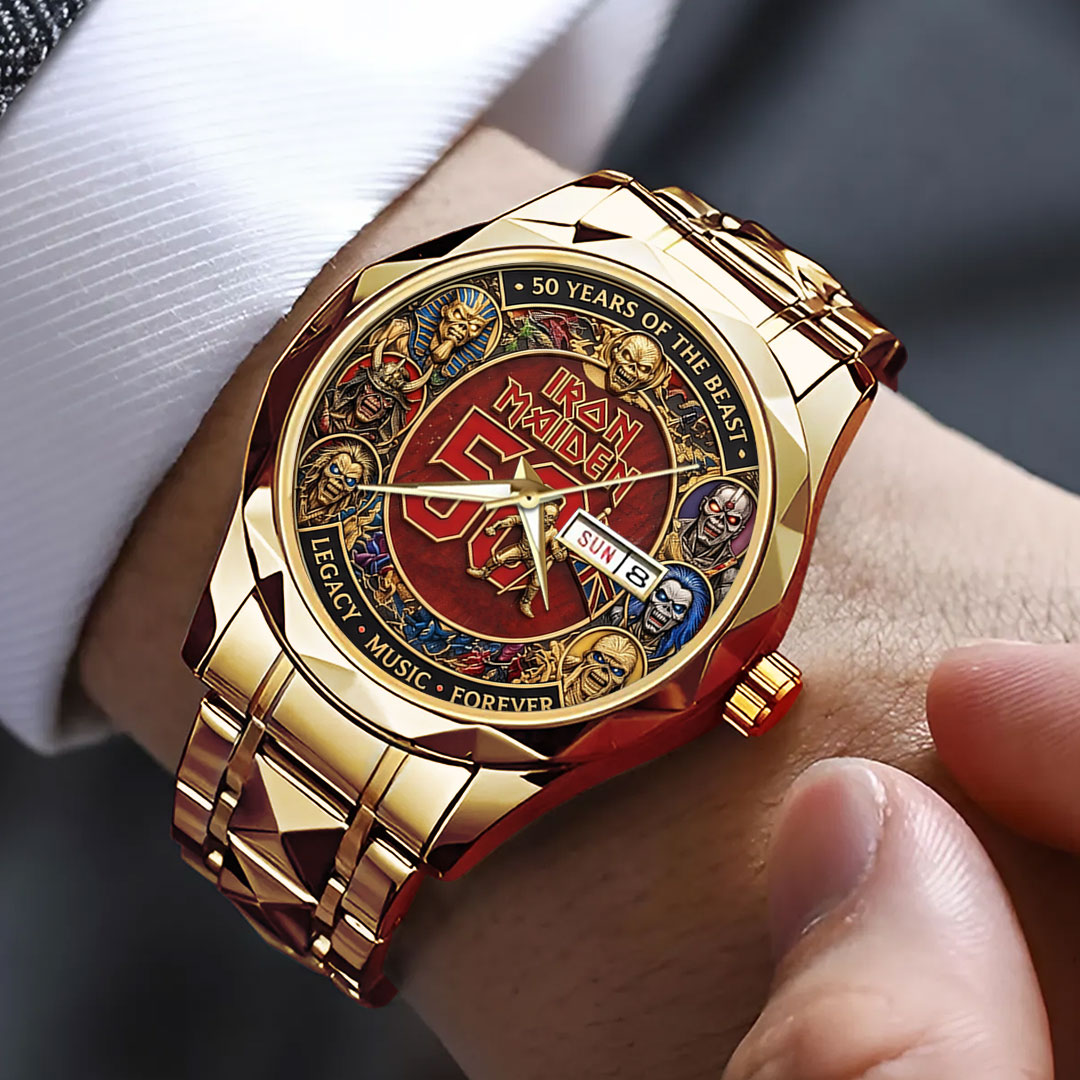 Iron Maiden Alloy Luxury Quartz Watch – TMTHU7285