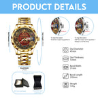 Iron Maiden Alloy Luxury Quartz Watch – TMTHU7285