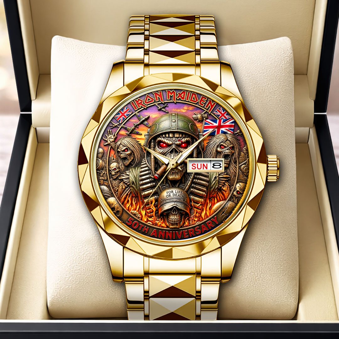 Iron Maiden Alloy Luxury Quartz Watch – HOATT19311