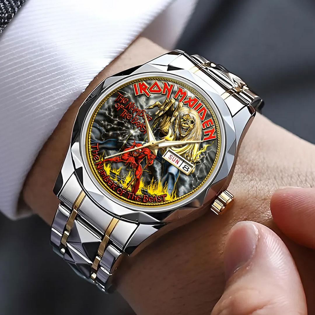 Iron Maiden Alloy Luxury Quartz Watch – HOATT19957