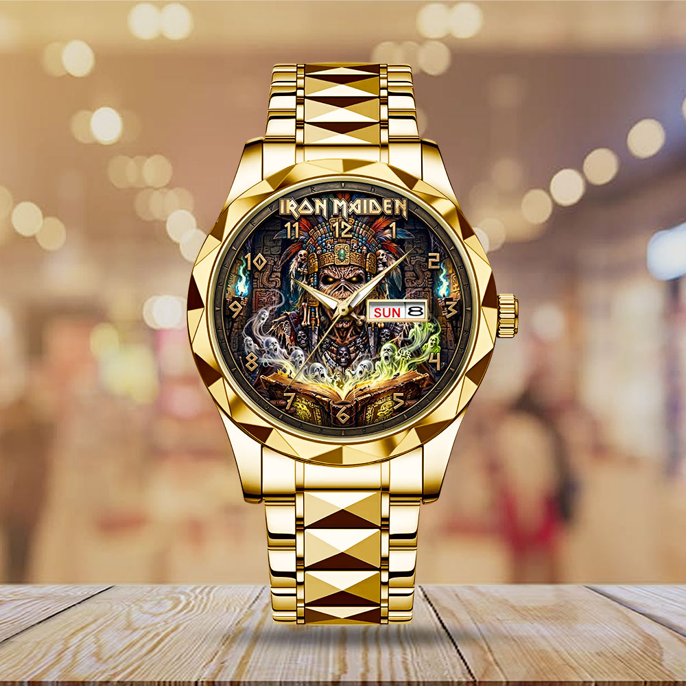 Iron Maiden Alloy Luxury Quartz Watch – TMTHU7903