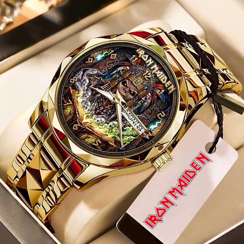 Iron Maiden Alloy Luxury Quartz Watch – TMTHU7903