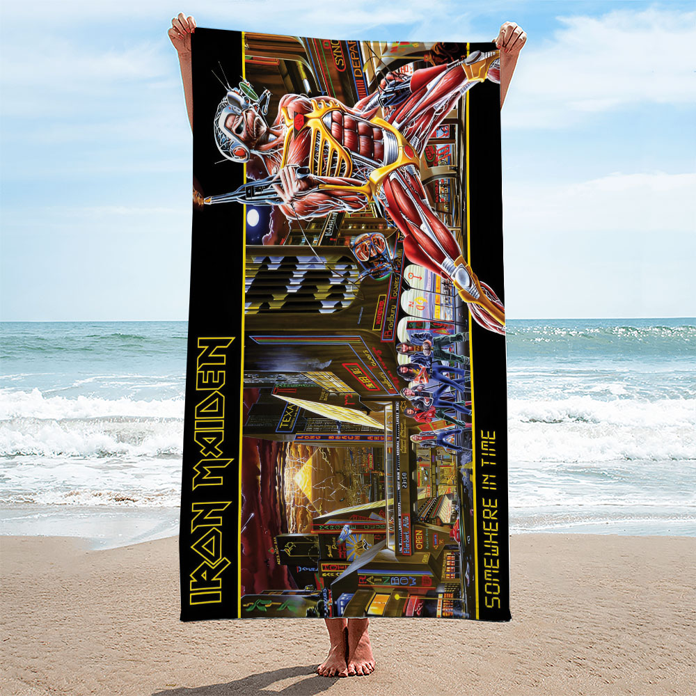 Iron Maiden Rectangle Beach Towel – TMTHU3113