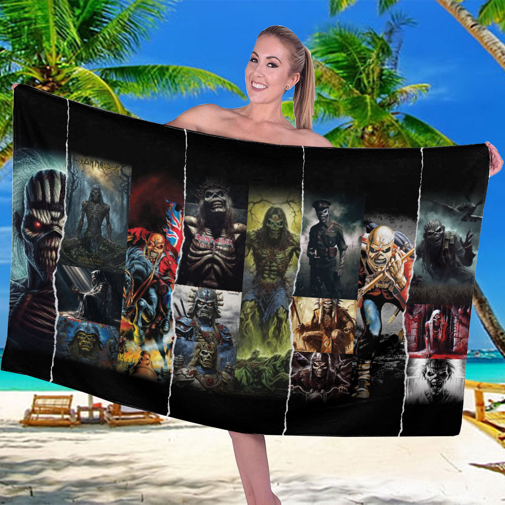 Iron Maiden Rectangle Beach Towel – TMTHU4414