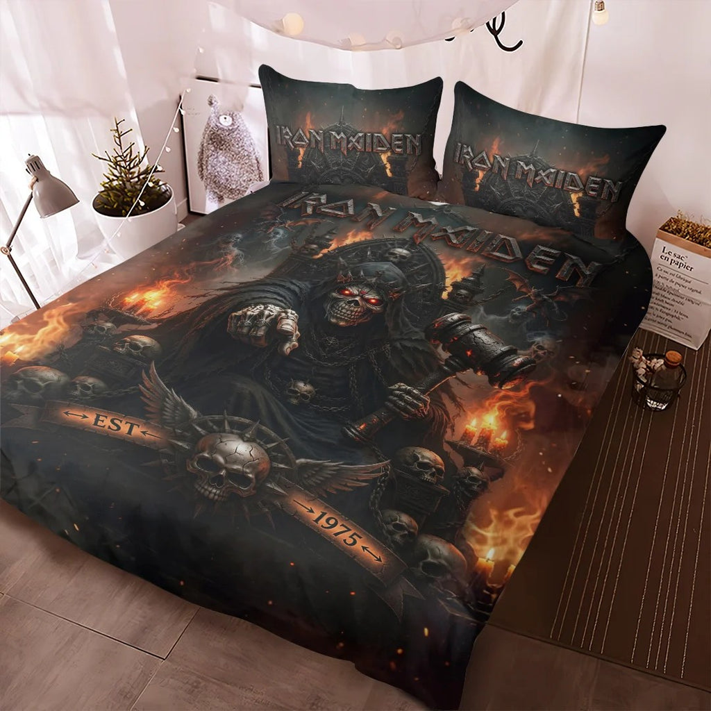 Iron Maiden 3-Piece Duvet Bedding Set – TMTHU8820