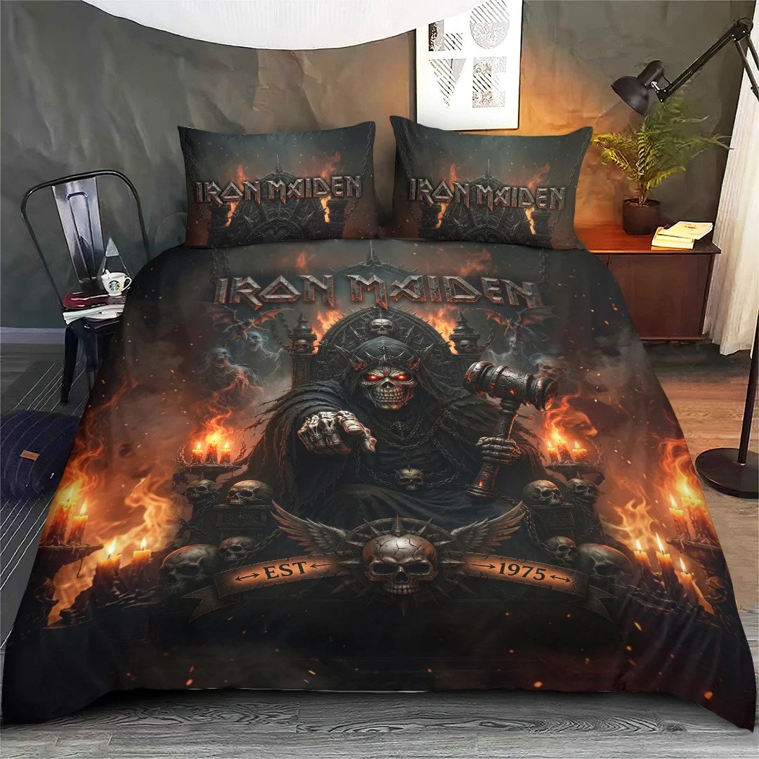 Iron Maiden 3-Piece Duvet Bedding Set – TMTHU8820
