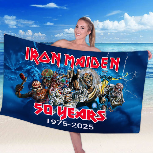Iron Maiden Rectangle Beach Towel – HOATT 11222