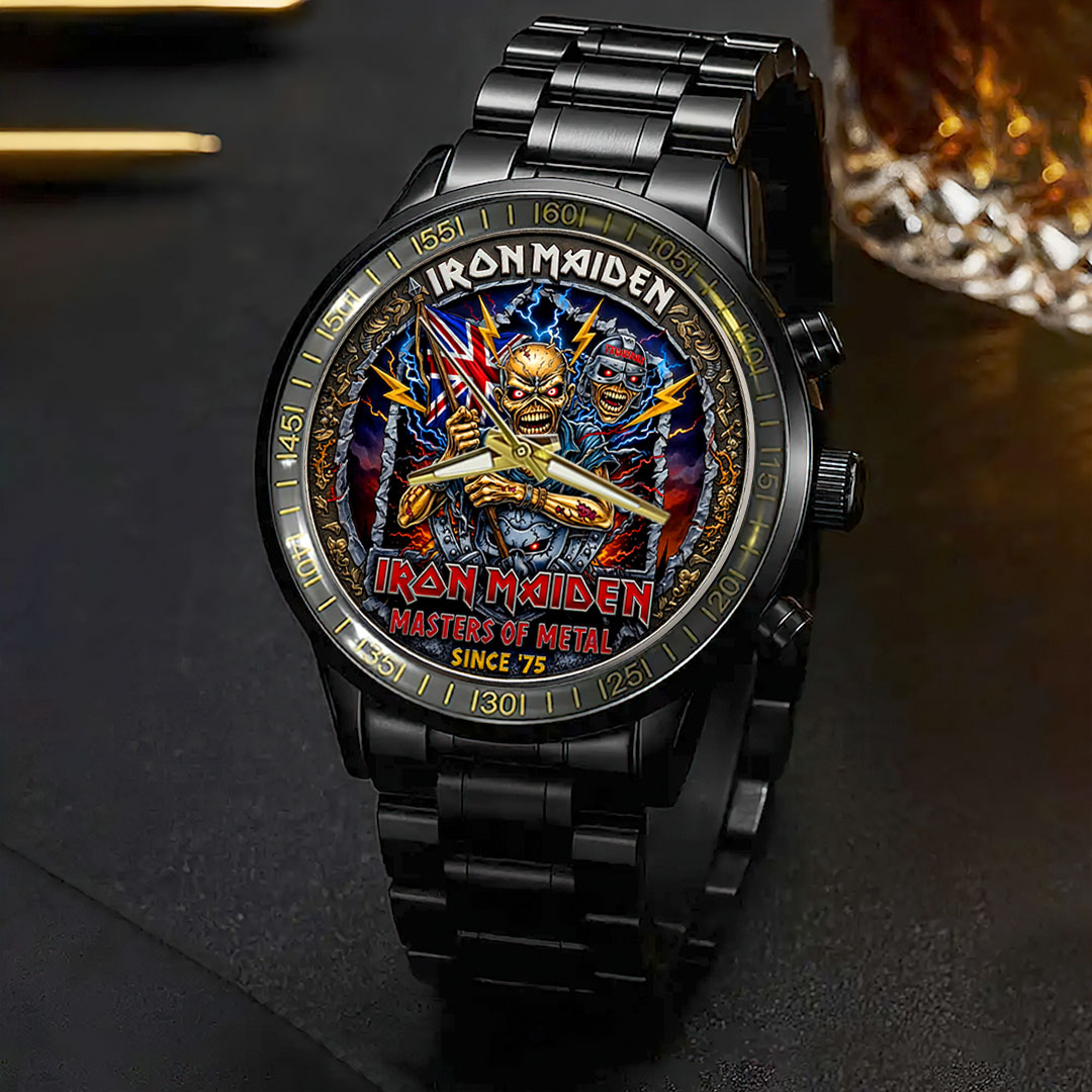Iron Maiden Black Stainless Steel Watch – HOATT19310