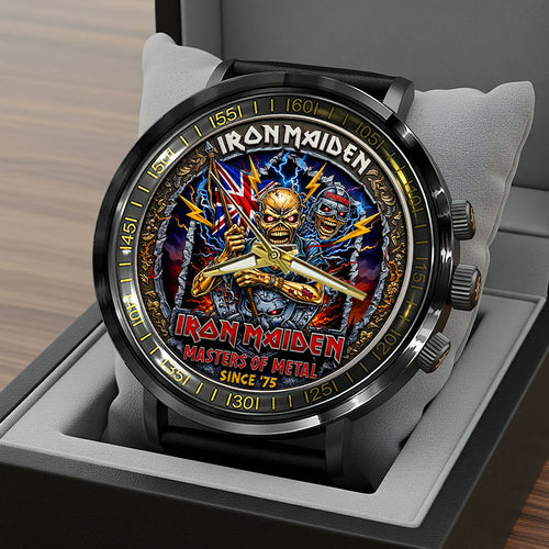 Iron Maiden Black Stainless Steel Watch – HOATT19310