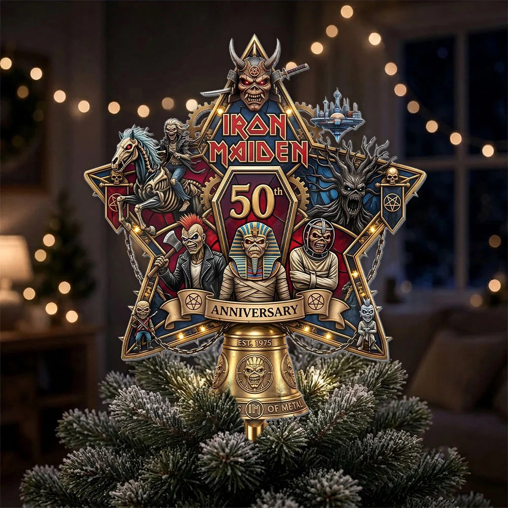 Iron Maiden Christmas Tree Topper – TMTHU9683