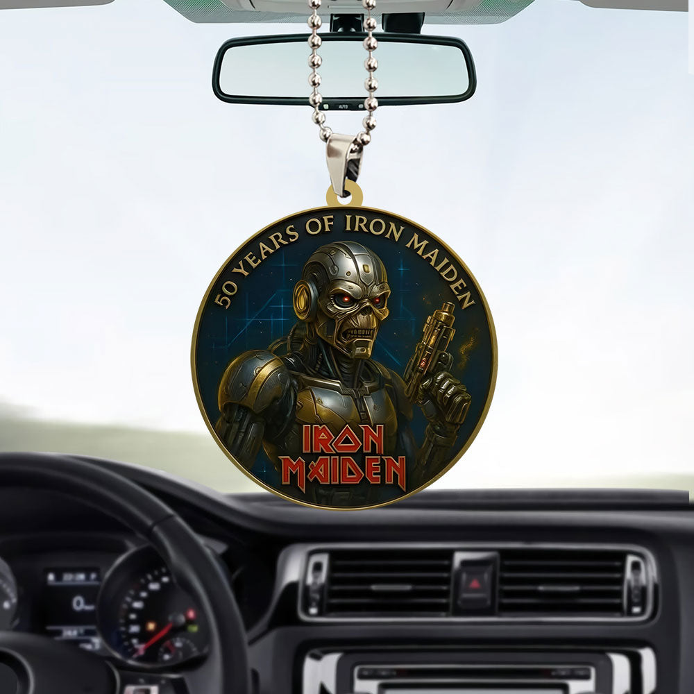 Iron Maiden Custom shape 2-sided Acrylic Car Ornament – TANTN 13514
