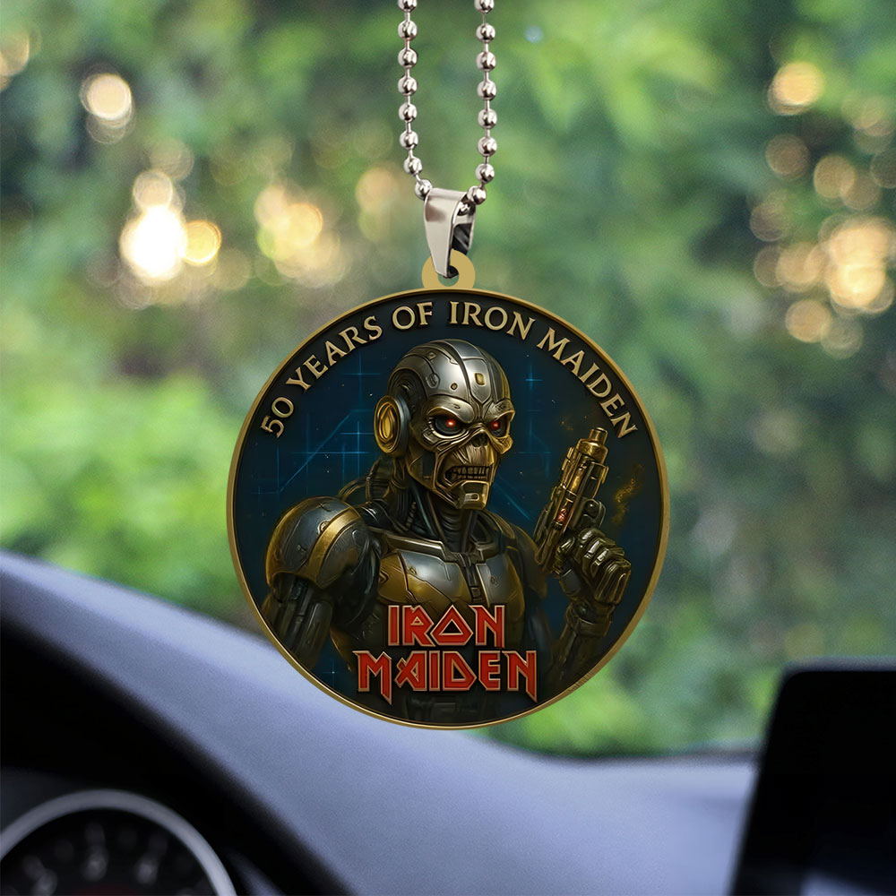 Iron Maiden Custom shape 2-sided Acrylic Car Ornament – TANTN 13514