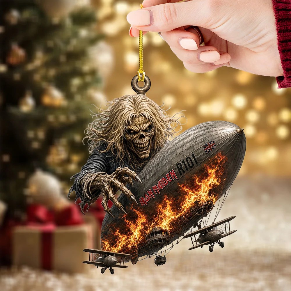 Iron Maiden Custom Shape 2-side Printed Acrylic Ornament – TMTHU9772