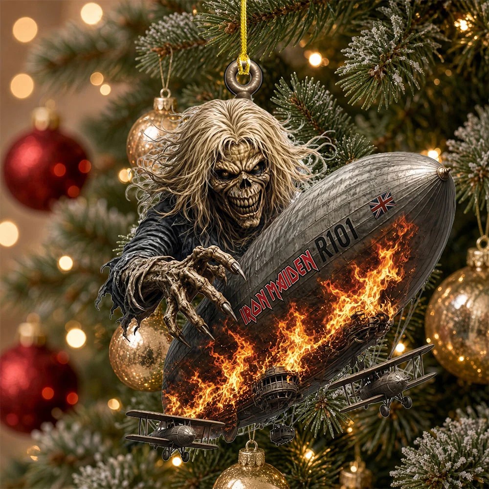 Iron Maiden Custom Shape 2-side Printed Acrylic Ornament – TMTHU9772