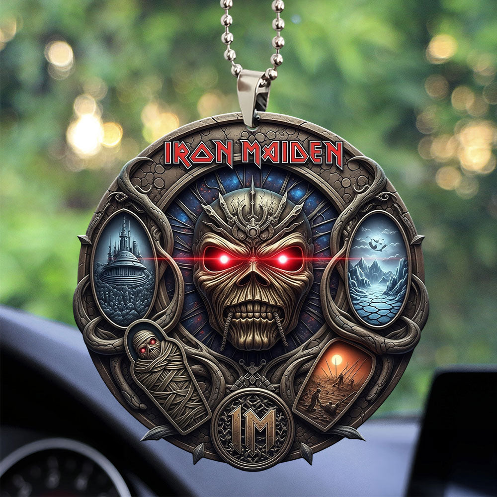 Iron Maiden Custom shape 2-sided Acrylic Car Ornament – MAITM14234