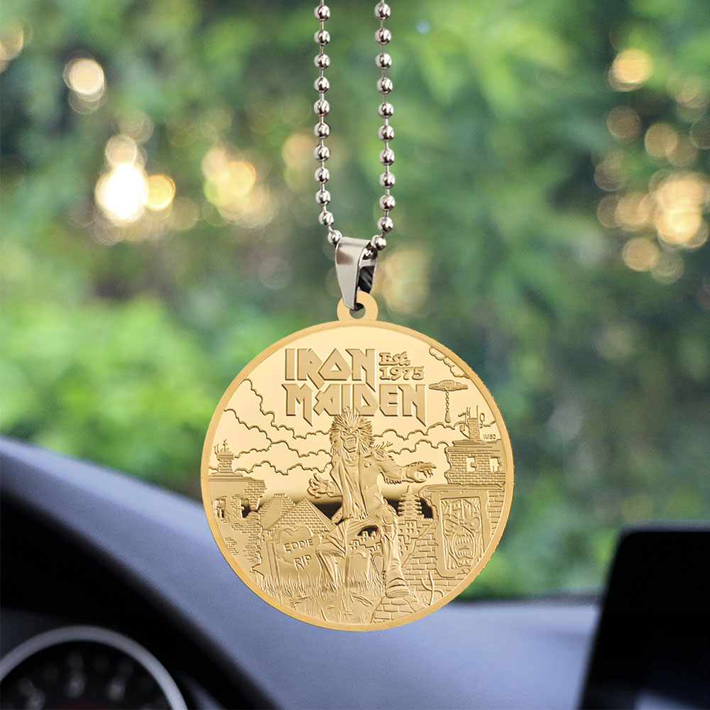 Iron Maiden Custom shape 2-sided Acrylic Car Ornament – TANTN 14344