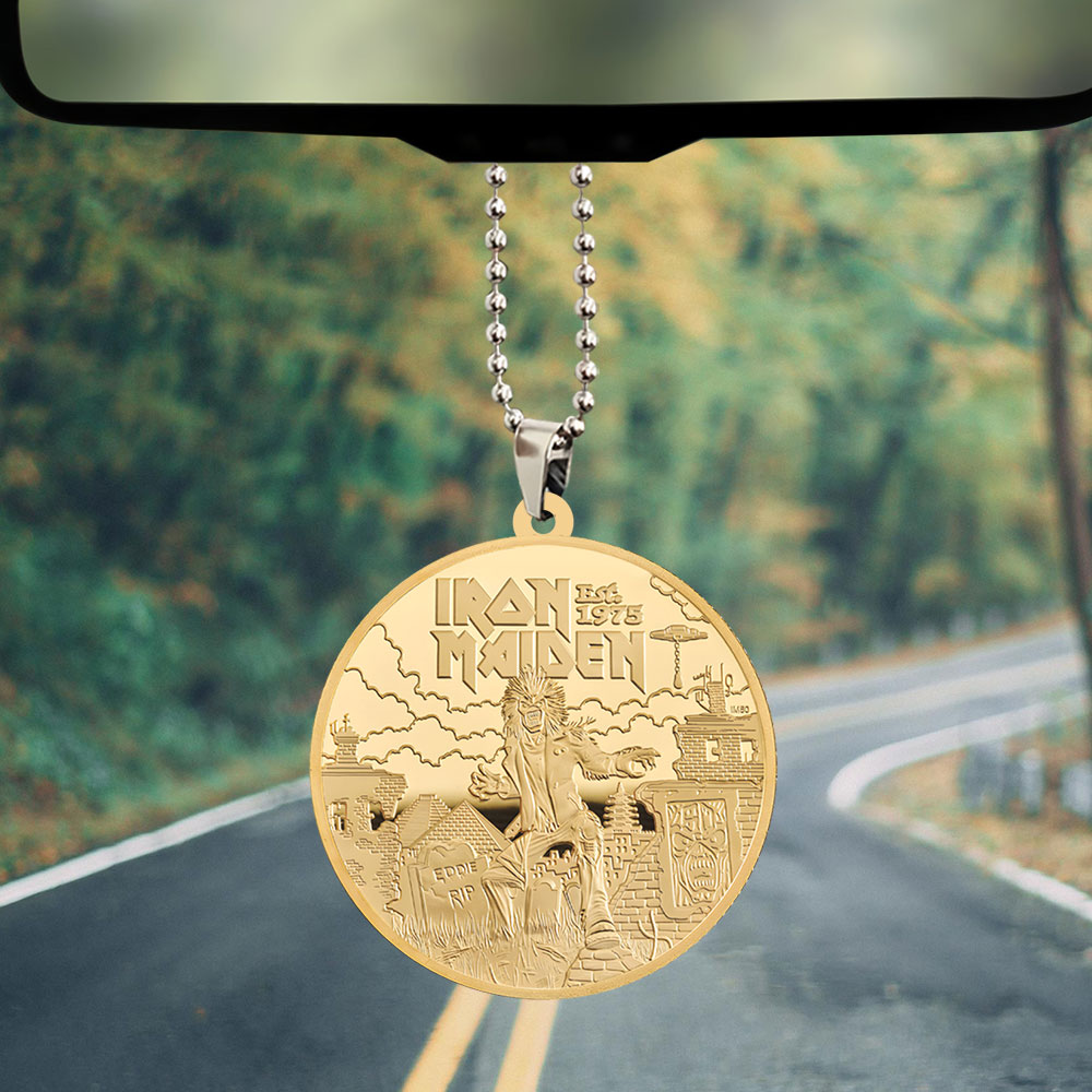 Iron Maiden Custom shape 2-sided Acrylic Car Ornament – TANTN 14344