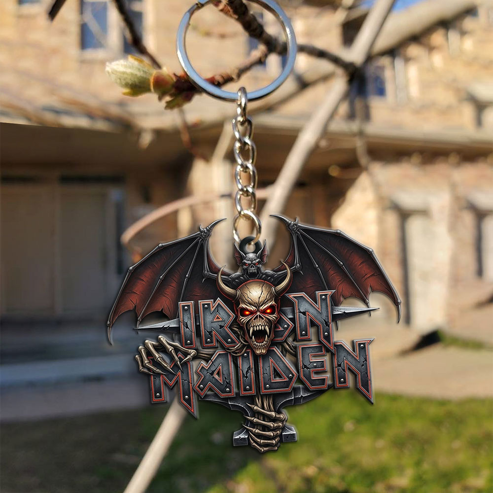Iron Maiden Custom Shape 1-sided Keychain – MAITM14239