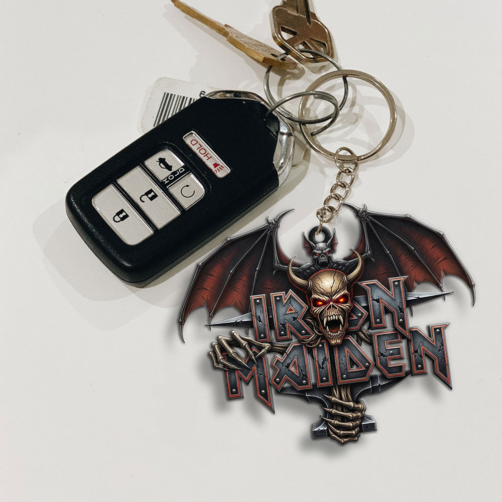 Iron Maiden Custom Shape 1-sided Keychain – MAITM14239