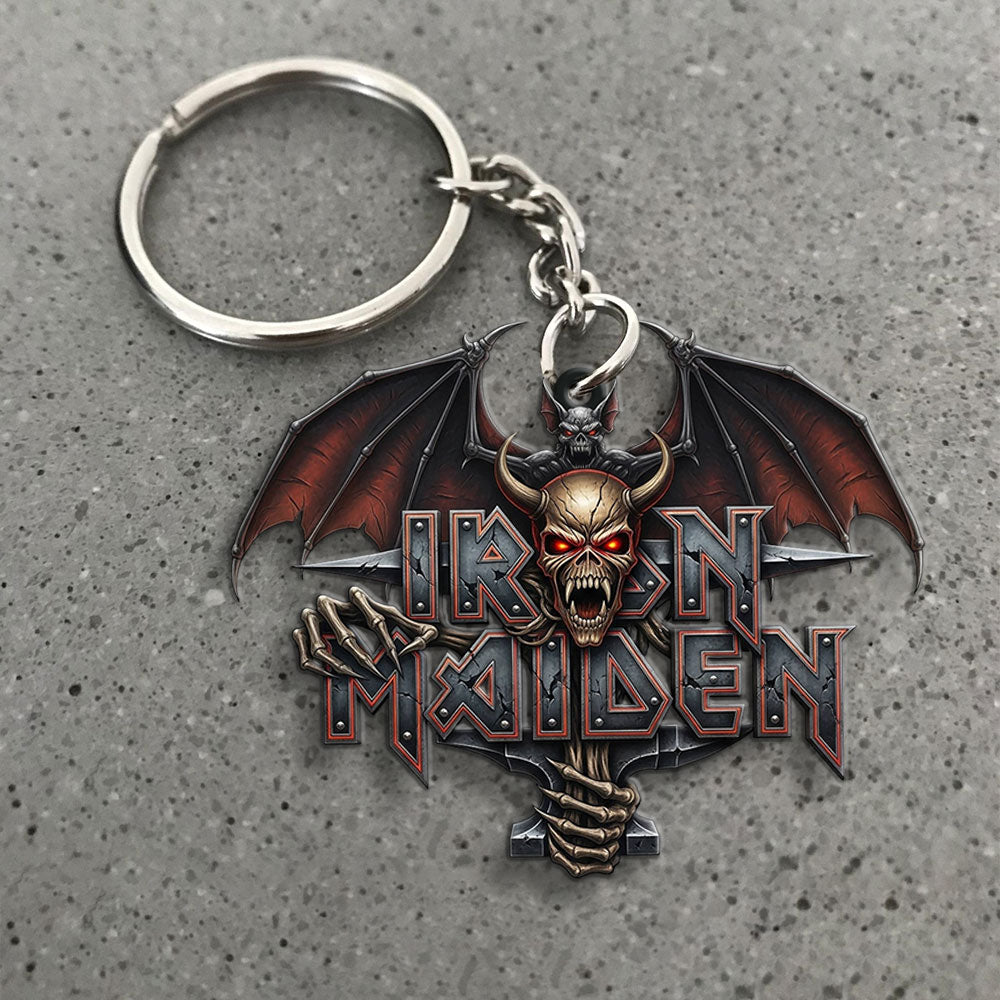 Iron Maiden Custom Shape 1-sided Keychain – MAITM14239