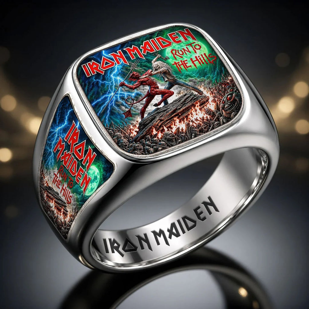 Iron Maiden 3D Engraved Ring – HOATT21696