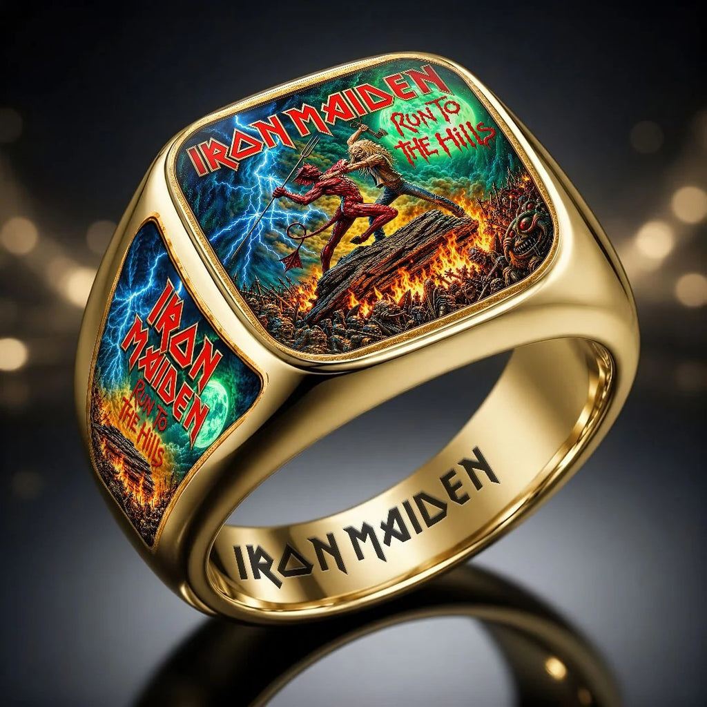 Iron Maiden 3D Engraved Ring – HOATT21696