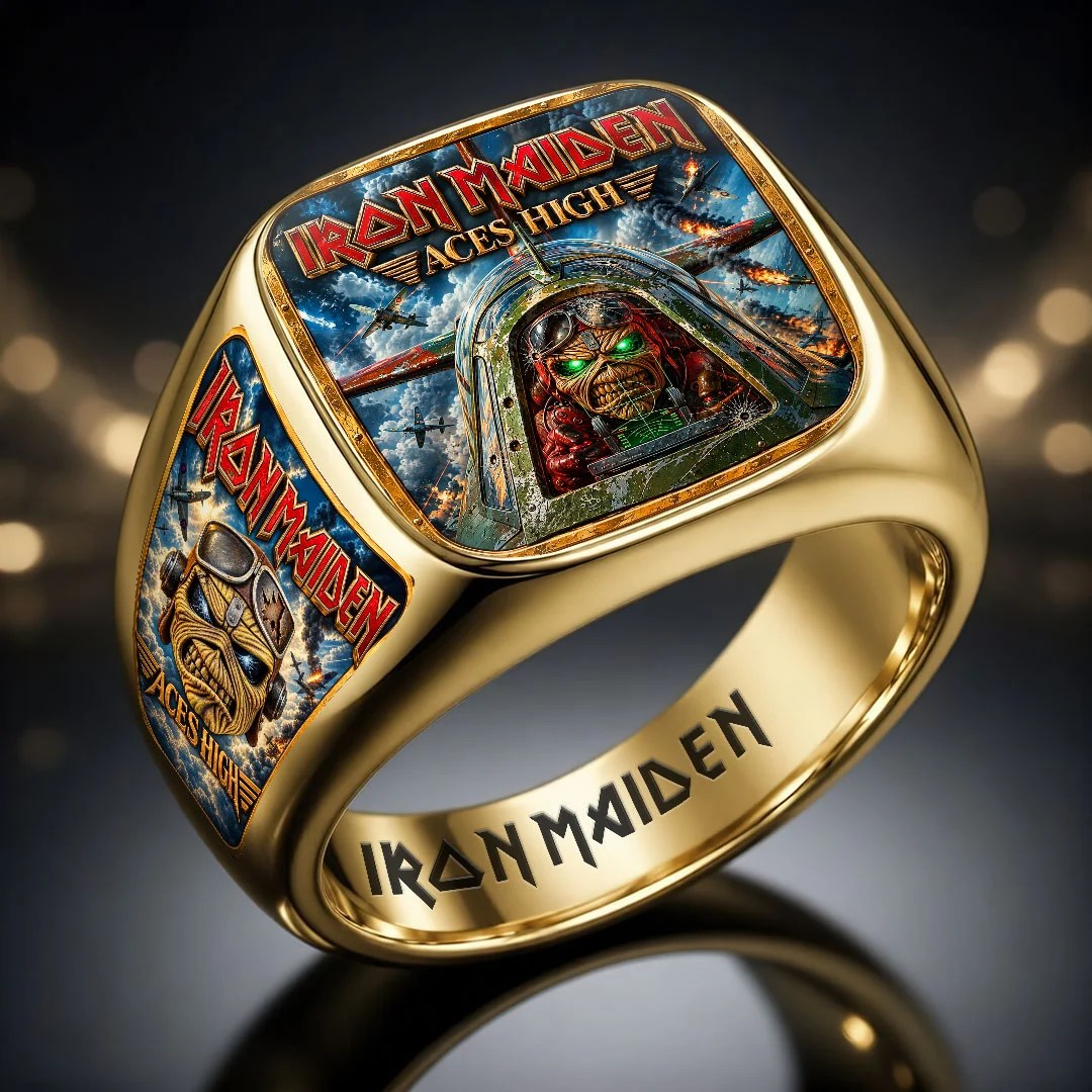 Iron Maiden 3D Engraved Ring – HOATT21700