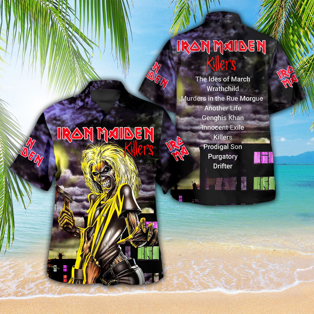 Iron Maiden 3D Hawaiian Apparel – HOATT 11016