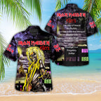 Iron Maiden 3D Hawaiian Apparel – HOATT 11016