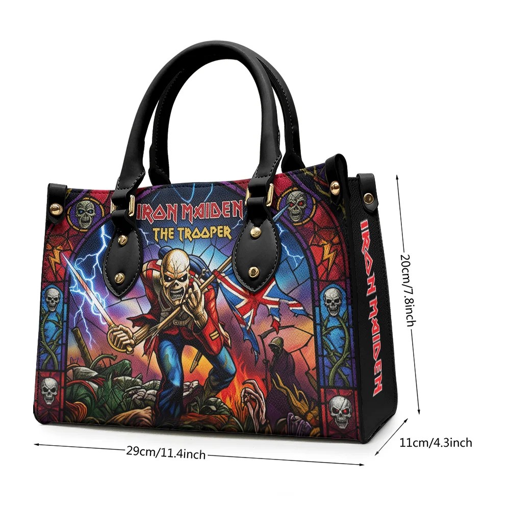 Iron Maiden Leather HandBag – TMTHU9920