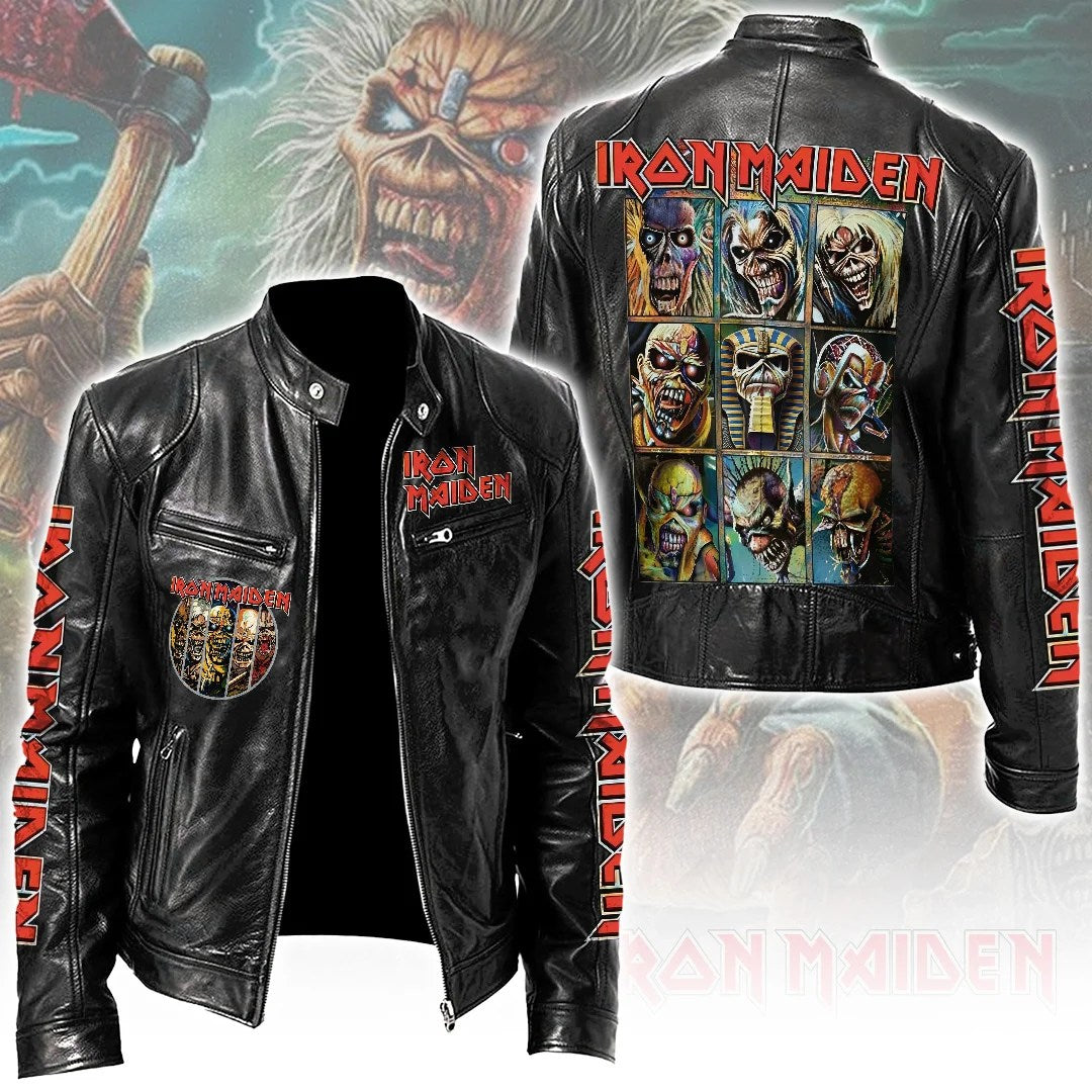 Iron Maiden Motorcycle Leather Jacket – MAITM15504