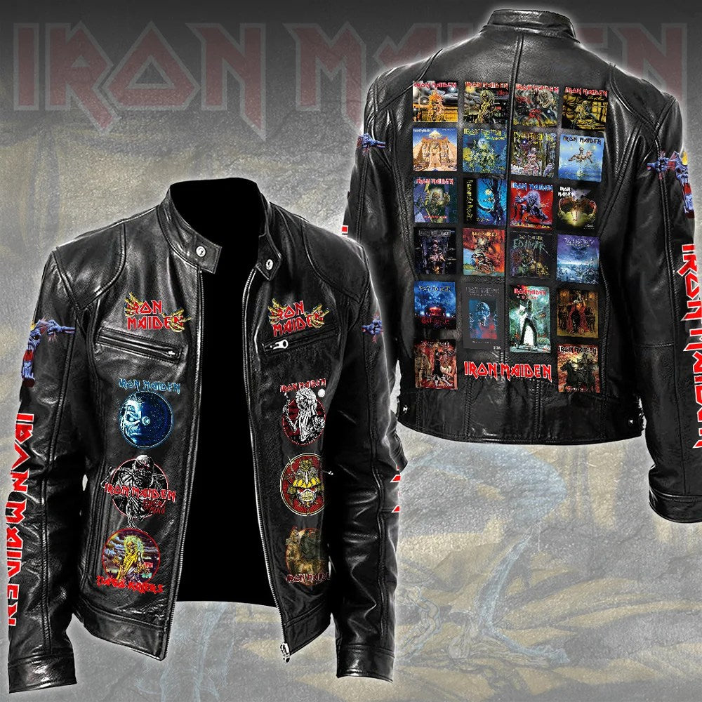 Iron Maiden Motorcycle Leather Jacket – TMTHU9827