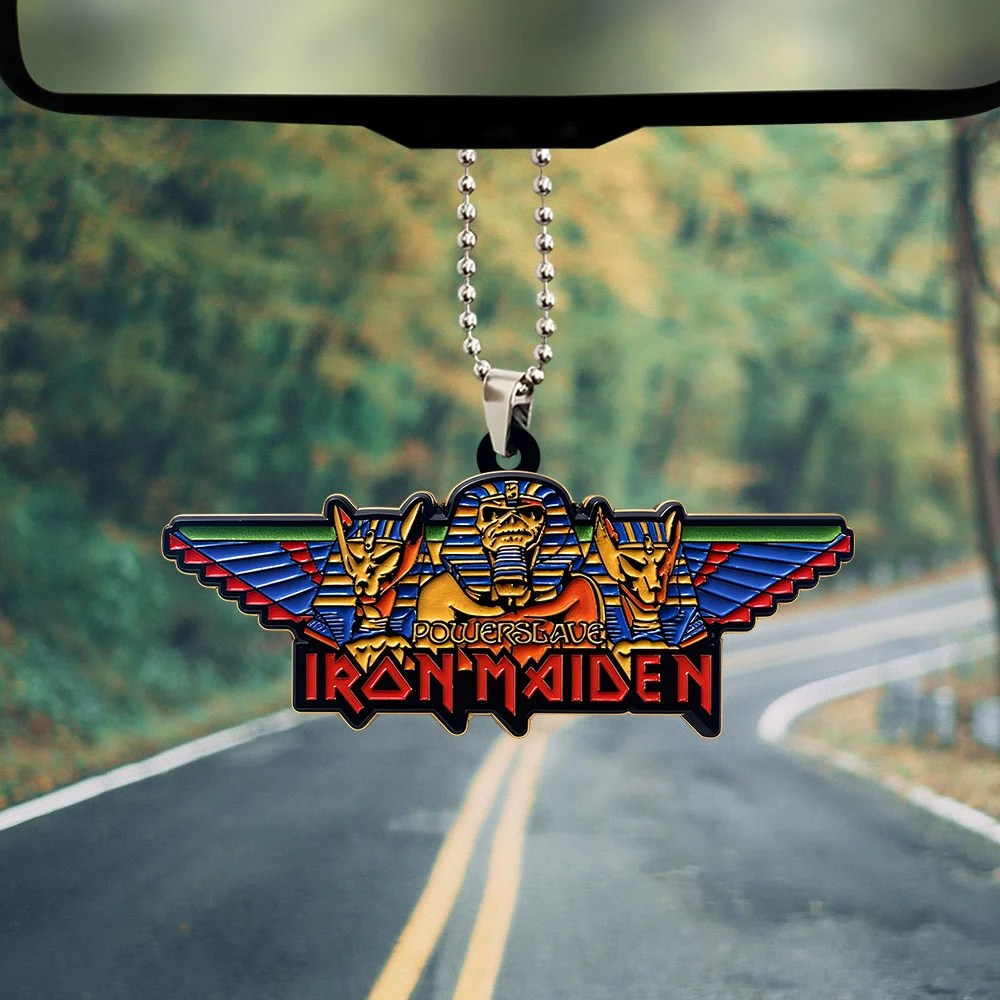 Iron Maiden Powerslave Custom shape 2-sided Acrylic Car Ornament – TANTN25360
