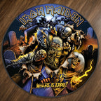 Iron Maiden Foldable Round Rug – TMTHU9495