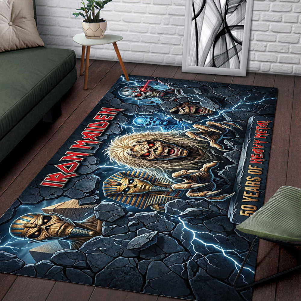 Iron Maiden Rectangular Rug – TMTHU6156