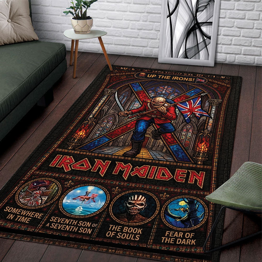 Iron Maiden Rectangular Rug – TMTHU7174