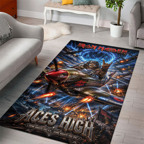Iron Maiden Rectangular Rug – TMTHU8041