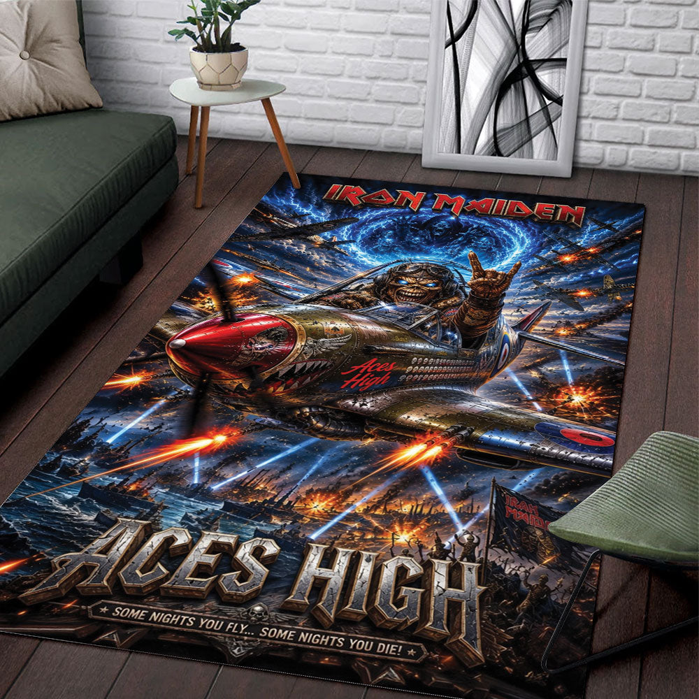 Iron Maiden Rectangular Rug – TMTHU8041