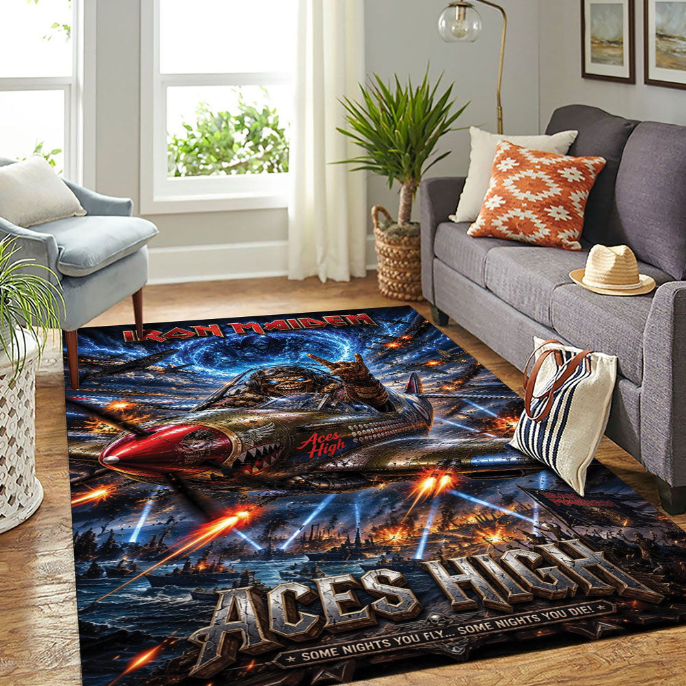 Iron Maiden Rectangular Rug – TMTHU8041