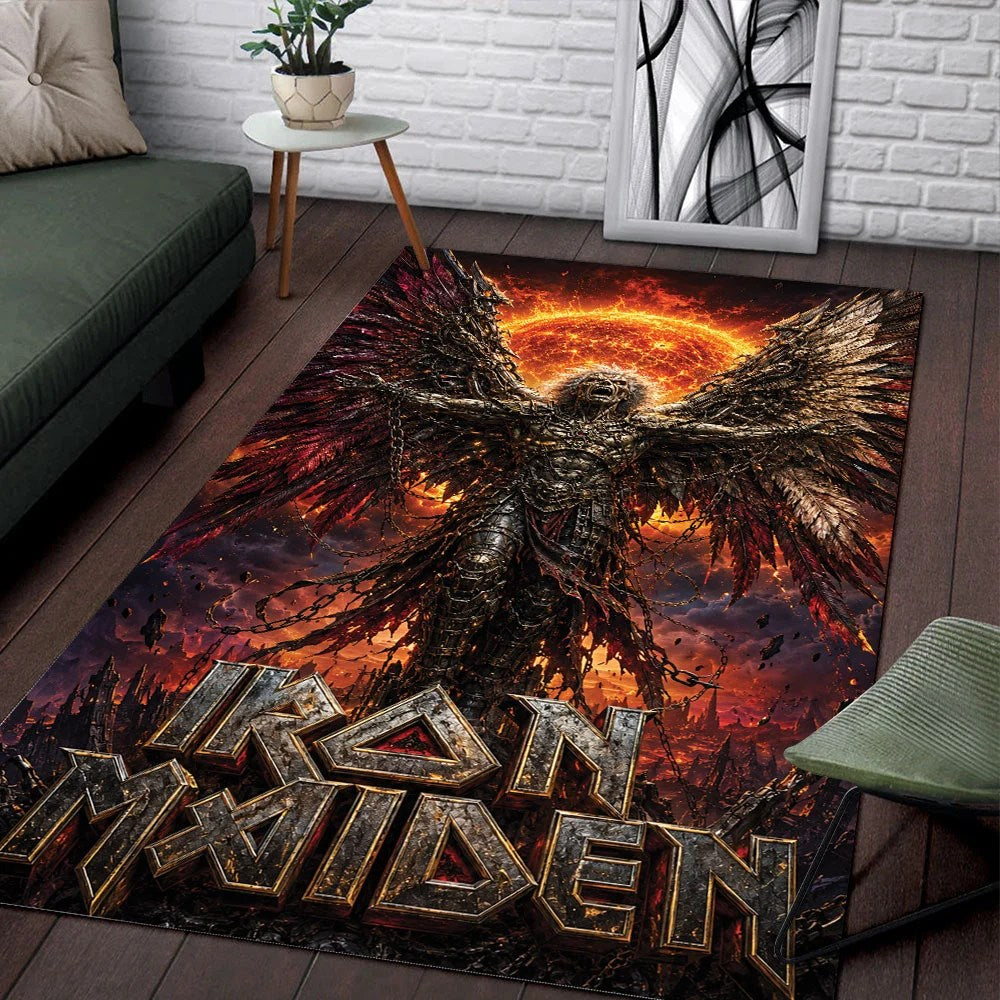Iron Maiden Rectangular Rug – TMTHU8759