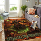 Iron Maiden Rectangular Rug – TMTHU9348