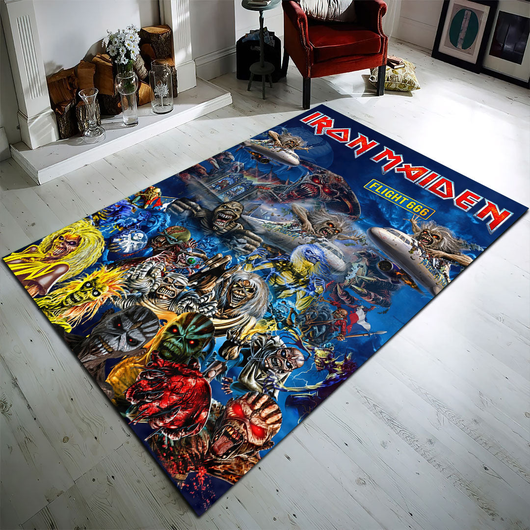 Iron Maiden Rectangular Rug – HOATT20312