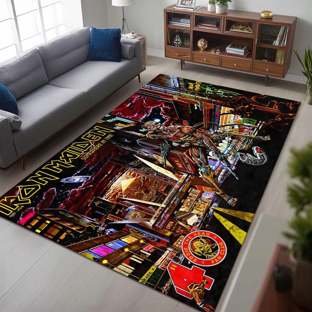 Iron Maiden Rectangular Rug – HOATT21433