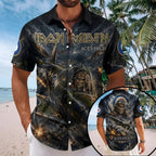 Iron Maiden Short Sleeve Button-Down Shirt – TMTHU10252