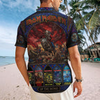 Iron Maiden Short Sleeve Button-Down Shirt – TMTHU7294