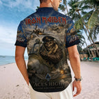 Iron Maiden Short Sleeve Button-Down Shirt – TMTHU8729