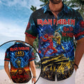 Iron Maiden Short Sleeve Button-Down Shirt – TMTHU9199