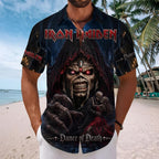 Iron Maiden Short Sleeve Button-Down Shirt – TMTHU9533
