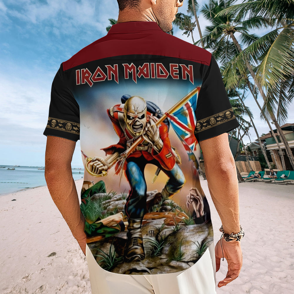 Iron Maiden Short Sleeve Button-Down Shirt – TMTHU7172
